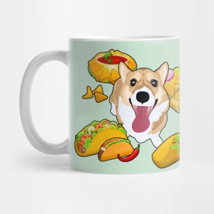 Mexican Food Corgi Mug